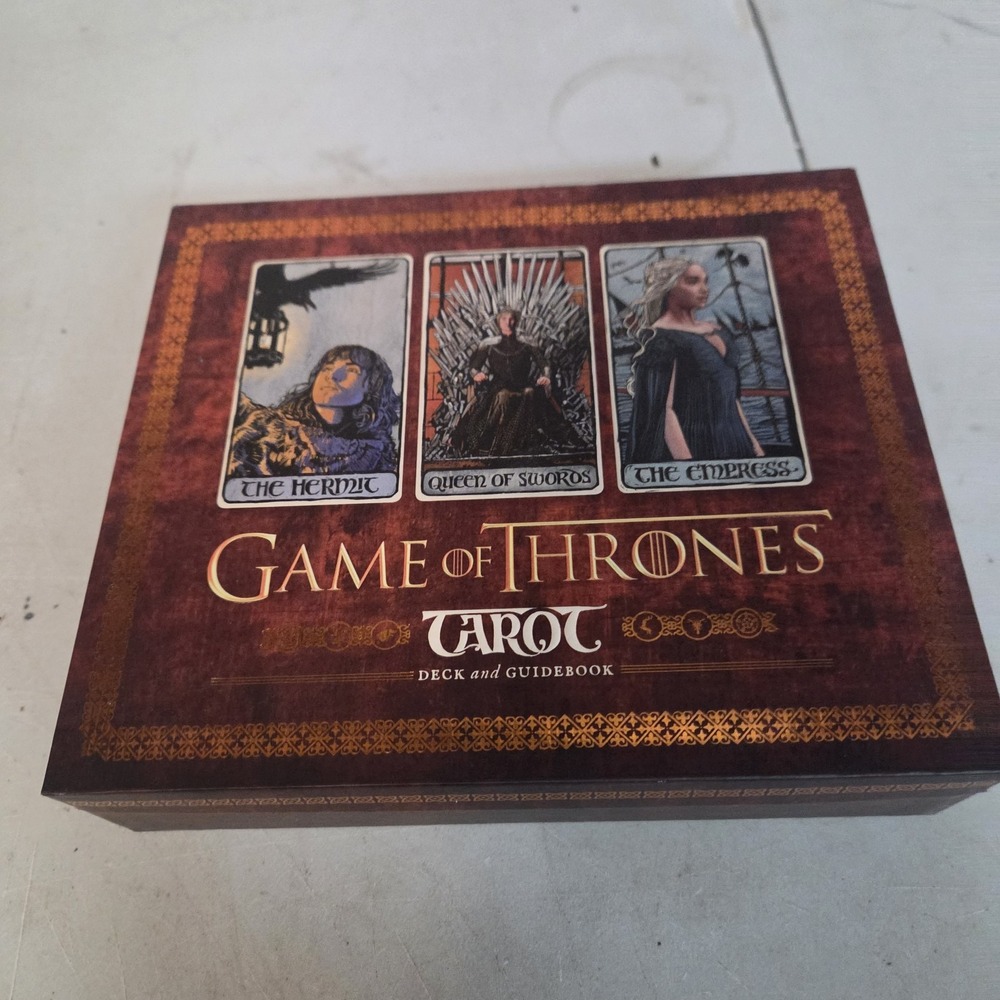 Game Of Thrones Tarot Cards Deck and Guidebook. Good condition.